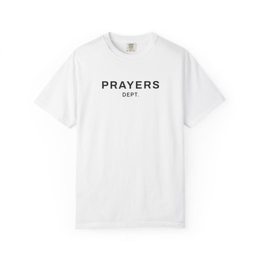 'Prayers Dept.' Garment-dyed T-Shirt