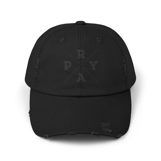 Pray Unisex Distressed Cap