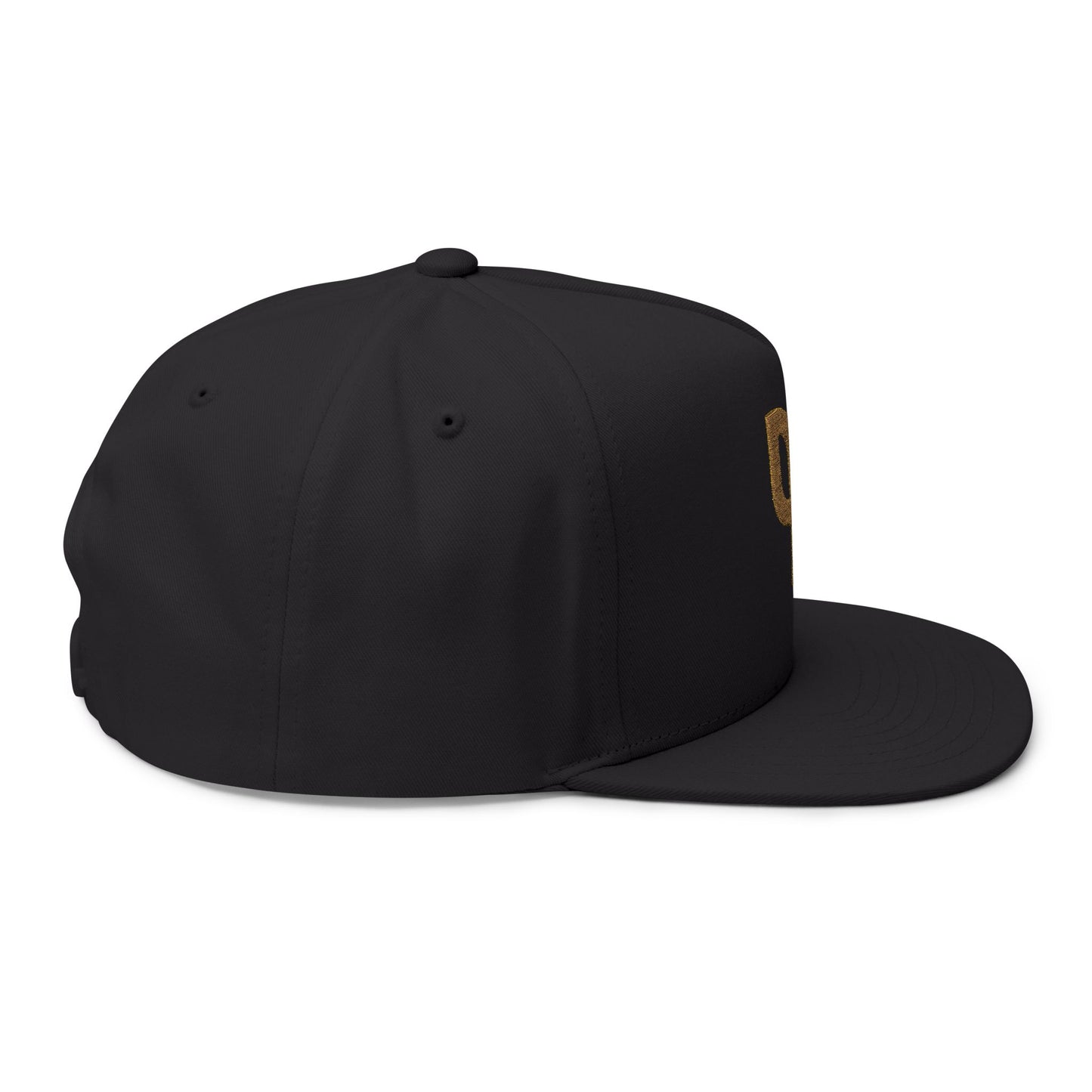 Scriptually Brand Embroidered Flat Bill Cap