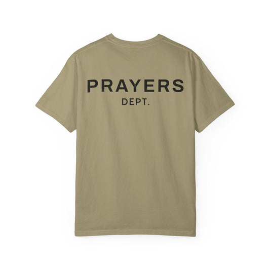 'Prayers Dept.' Garment-dyed T-Shirt