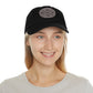 Amen, Dad Hat with Leather Patch (Round)
