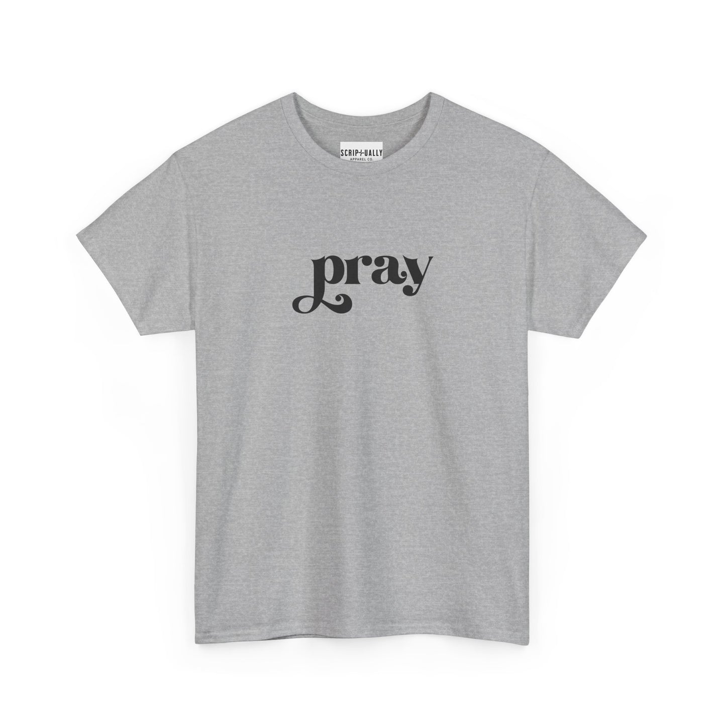 Pray Embroidered T-Shirt
