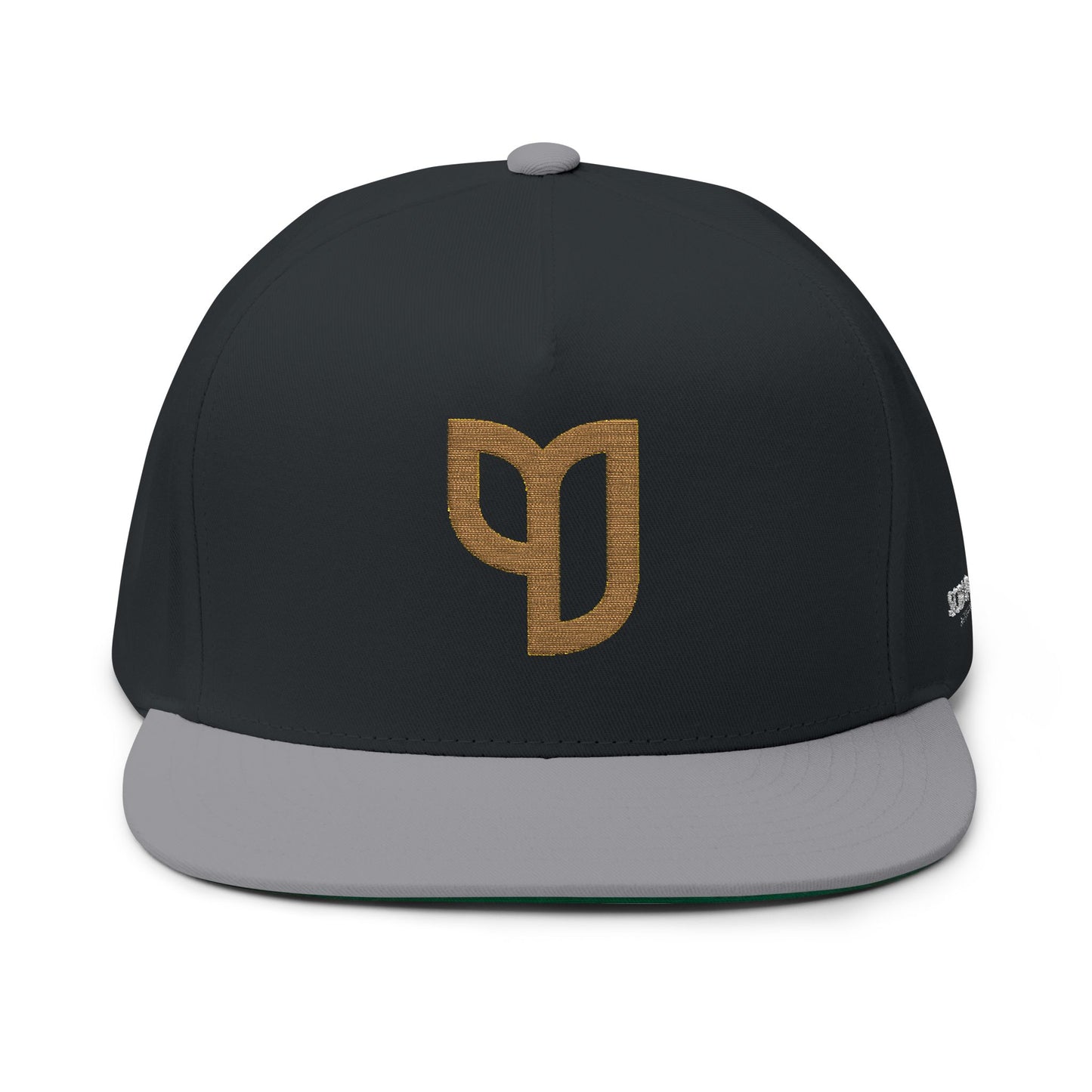 Scriptually Brand Embroidered Flat Bill Cap