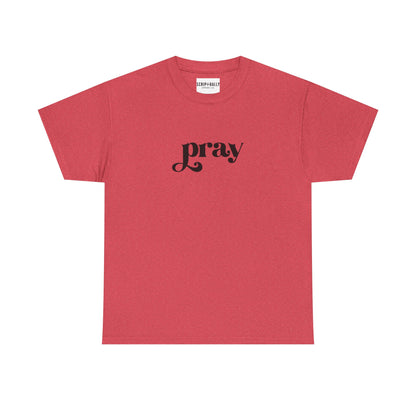 Pray Embroidered T-Shirt