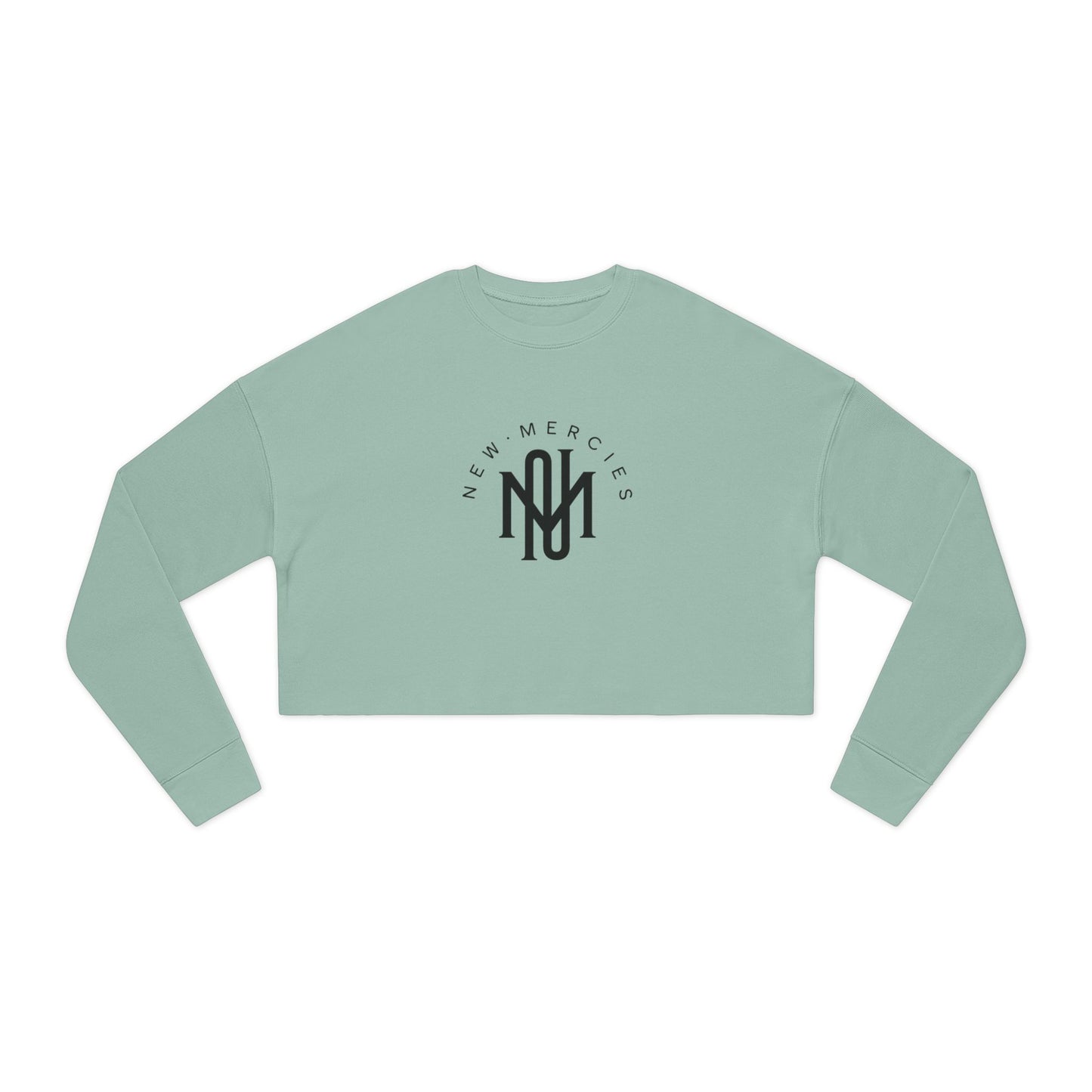 "New Mercies" Women's Cropped Sweatshirt