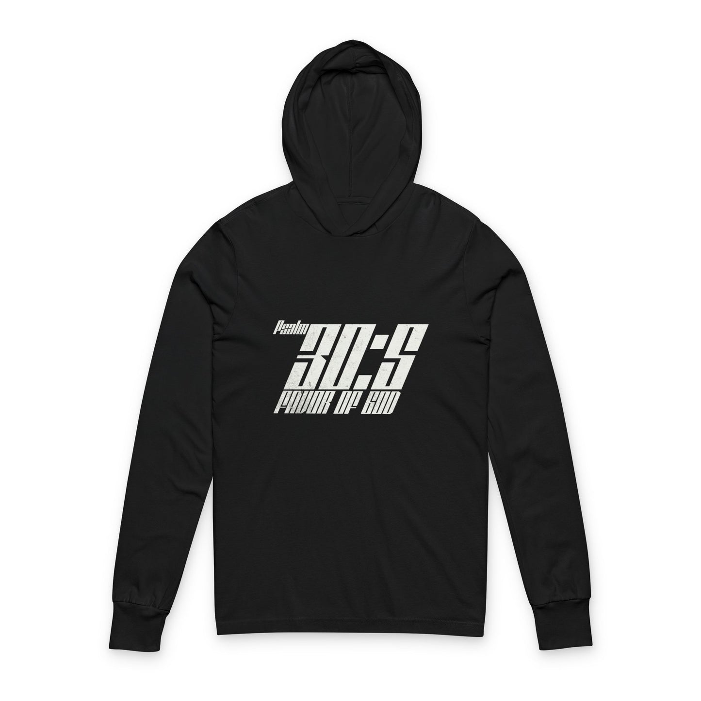 Favor of God Retro 80s Unisex Hooded Long Sleeve Tee