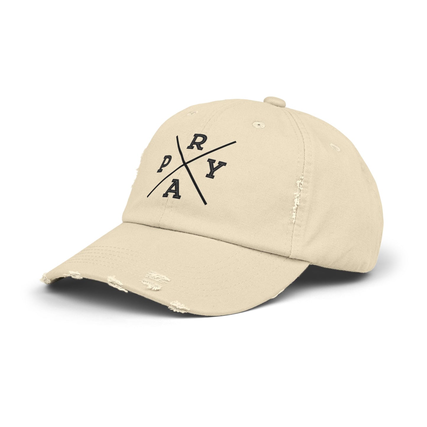Pray Unisex Distressed Cap