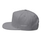 Grounded Embroidered Flat Bill Cap