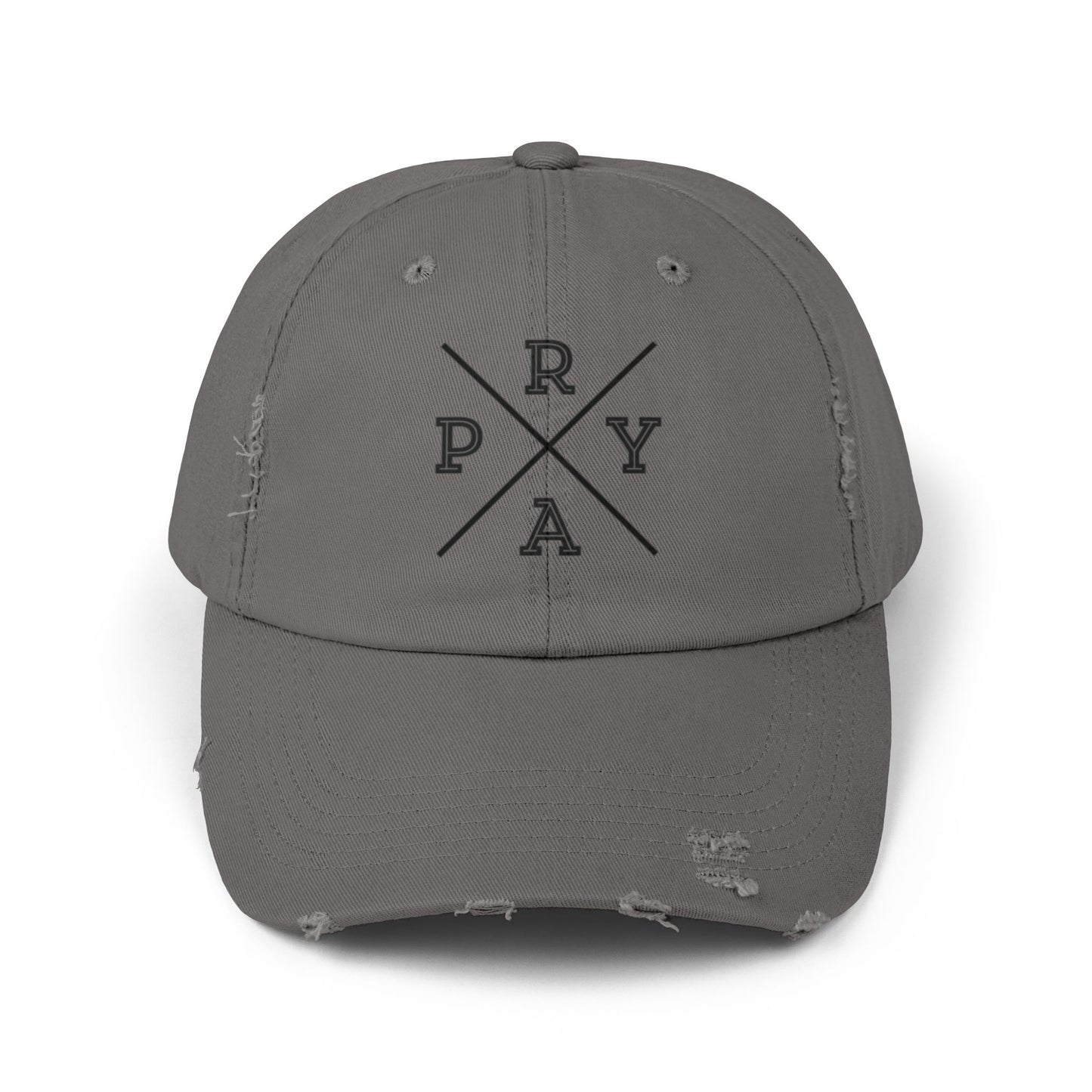 Pray Unisex Distressed Cap