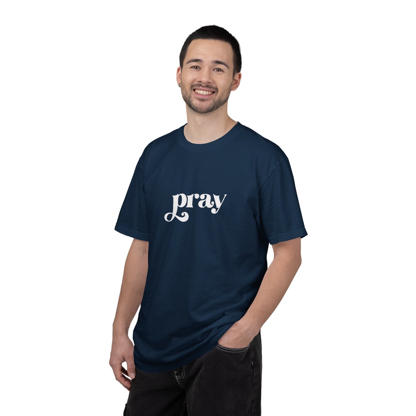 'Pray' Garment-dyed T-Shirt