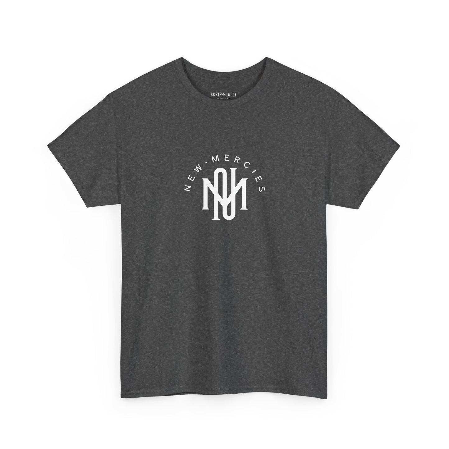 New Mercies Heavy Cotton Tee - Comfy and Relaxed