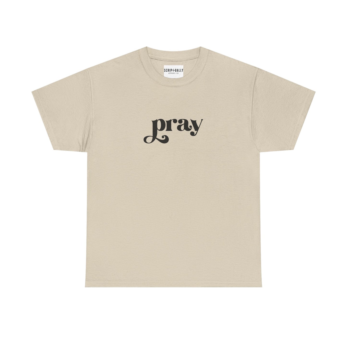 Pray Embroidered T-Shirt