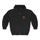 Embroidered Scriptually Zip Hoodie