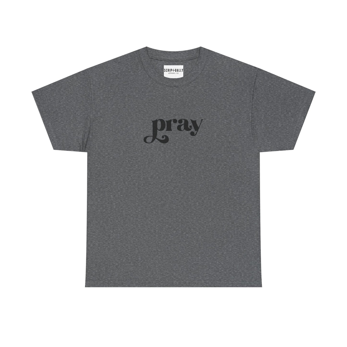Pray Embroidered T-Shirt