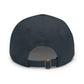 Amen, Dad Hat with Leather Patch (Round)