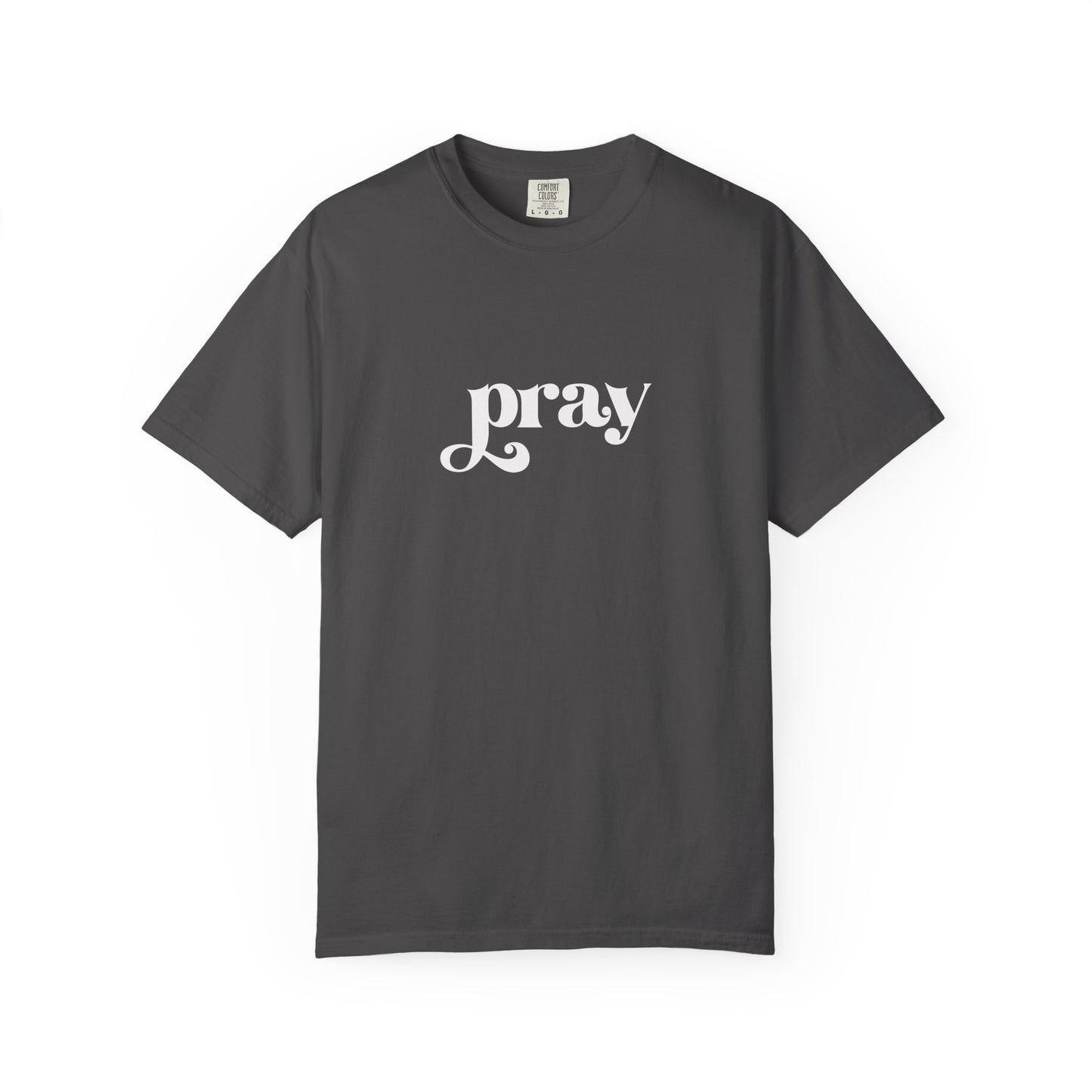'Pray' Garment-dyed T-Shirt
