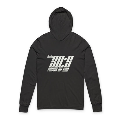 Favor of God Retro 80s Unisex Hooded Long Sleeve Tee