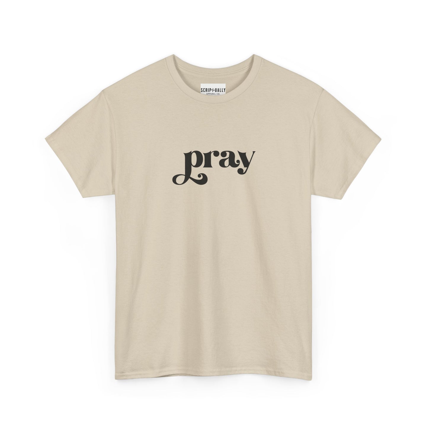 Pray Embroidered T-Shirt