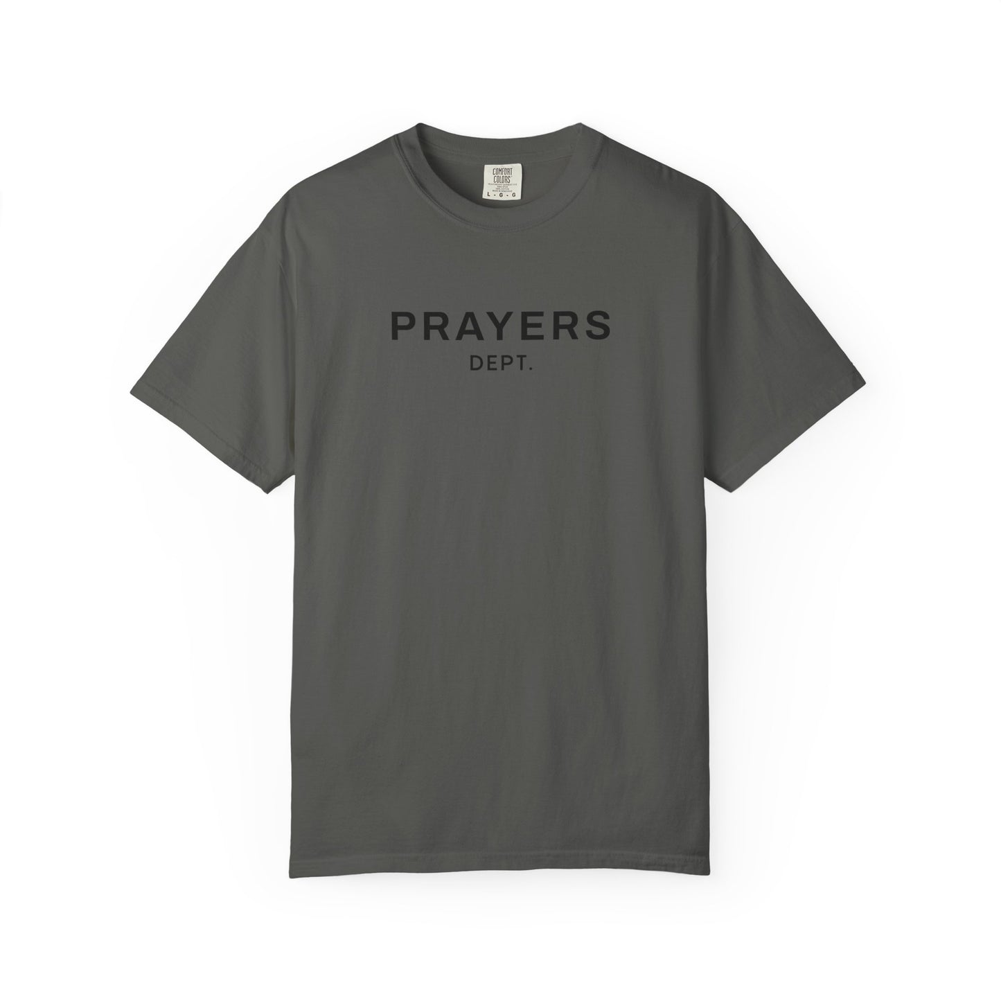 'Prayers Dept.' Garment-dyed T-Shirt