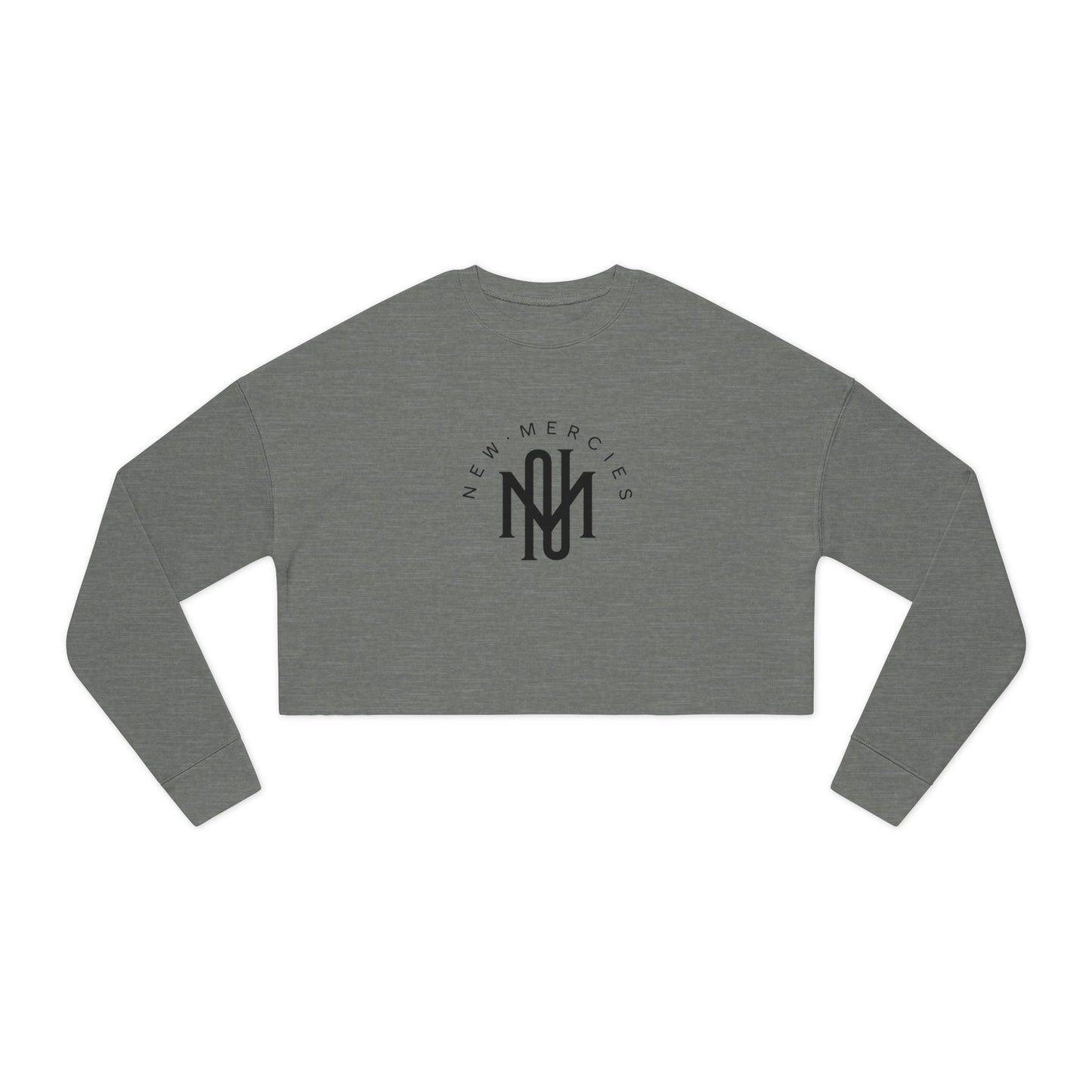 "New Mercies" Women's Cropped Sweatshirt