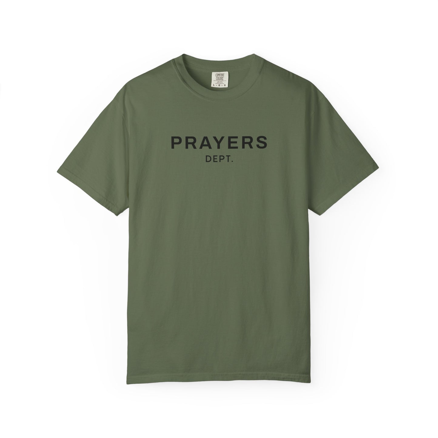 'Prayers Dept.' Garment-dyed T-Shirt
