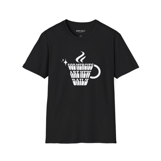 God Mercies Are New Daily T-Shirt — Inspirational Christian Faith Tee