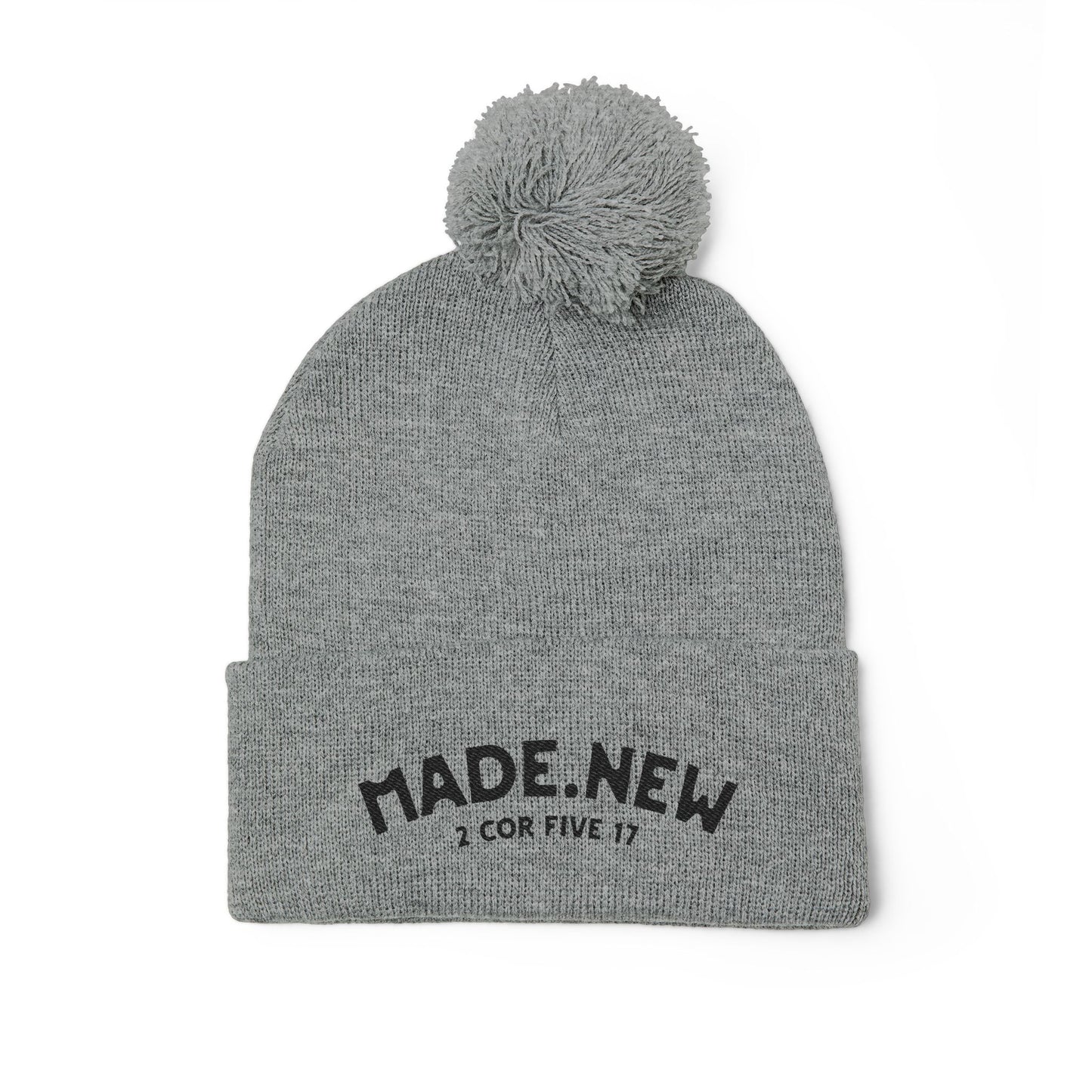 Made New Cozy Pom-Pom Knit Cap, Winter Beanie
