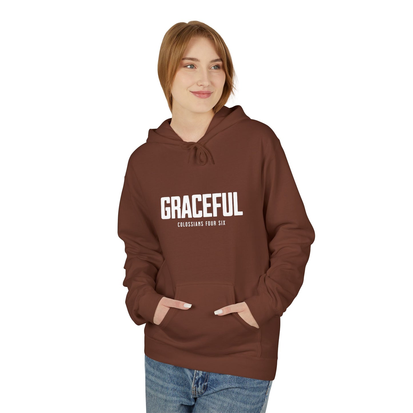 Graceful Midweight Softstyle Fleece Hoodie