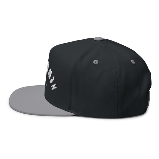 Romans 12:2 Flat Bill Cap — "New Mindset" Embroidered Hat