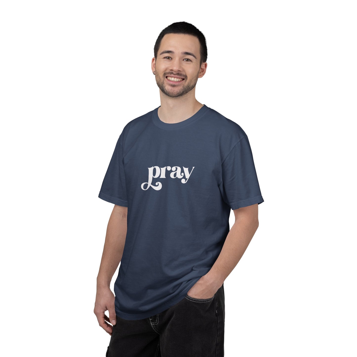 'Pray' Garment-dyed T-Shirt