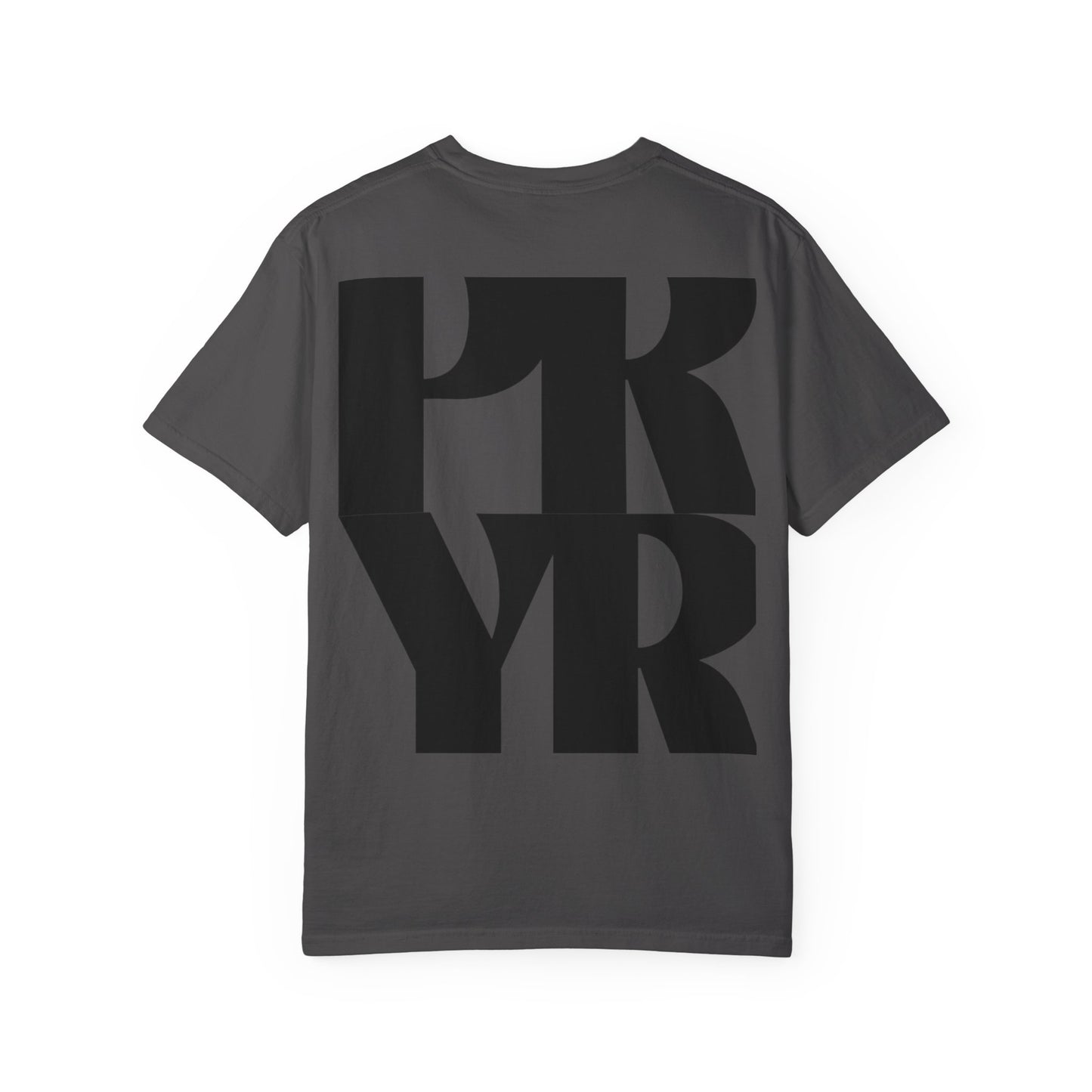 Prayer Graphic T-Shirt — Faith-Inspired Garment-Dyed Tee