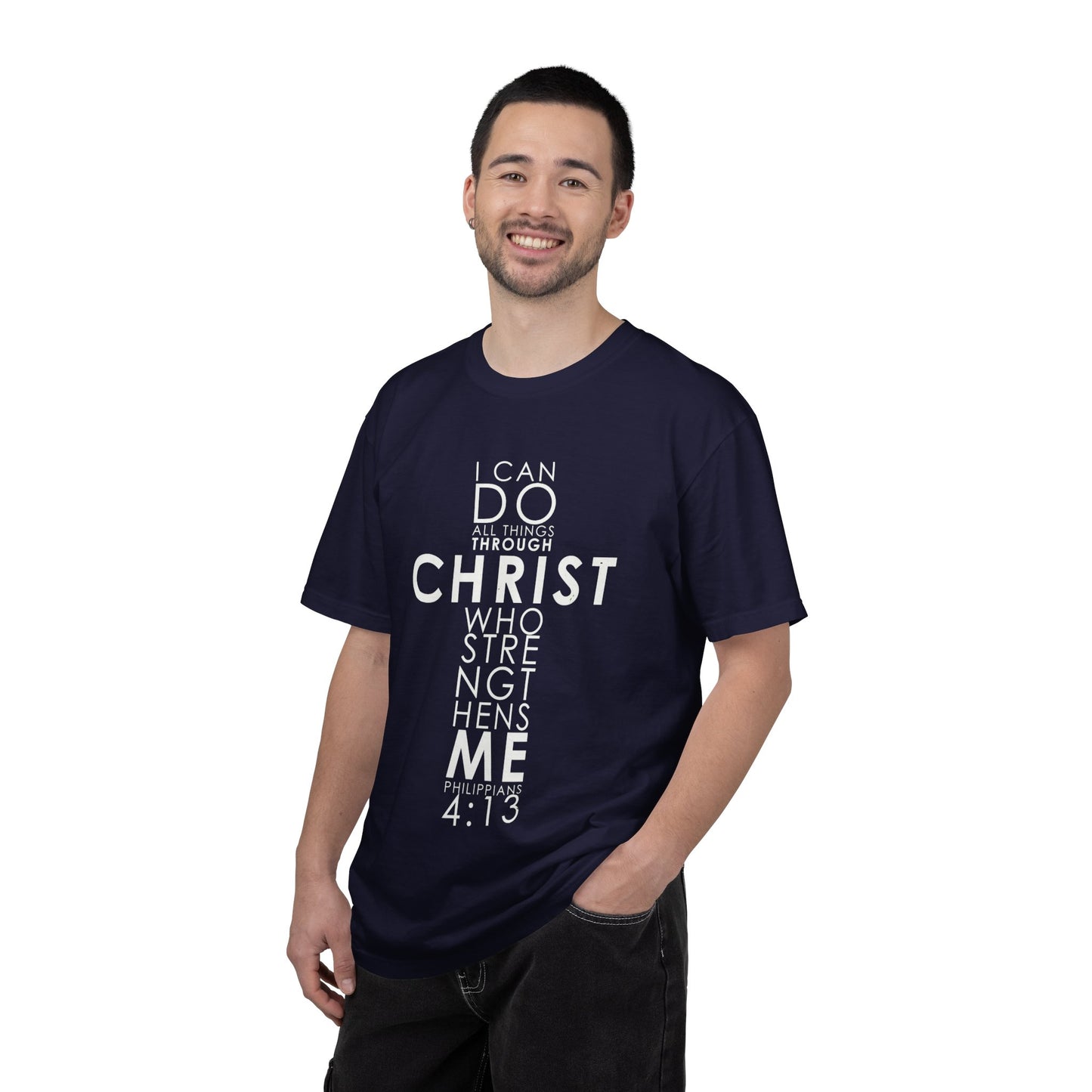 Philippians 4:13 Strength Unisex Garment-Dyed T-Shirt