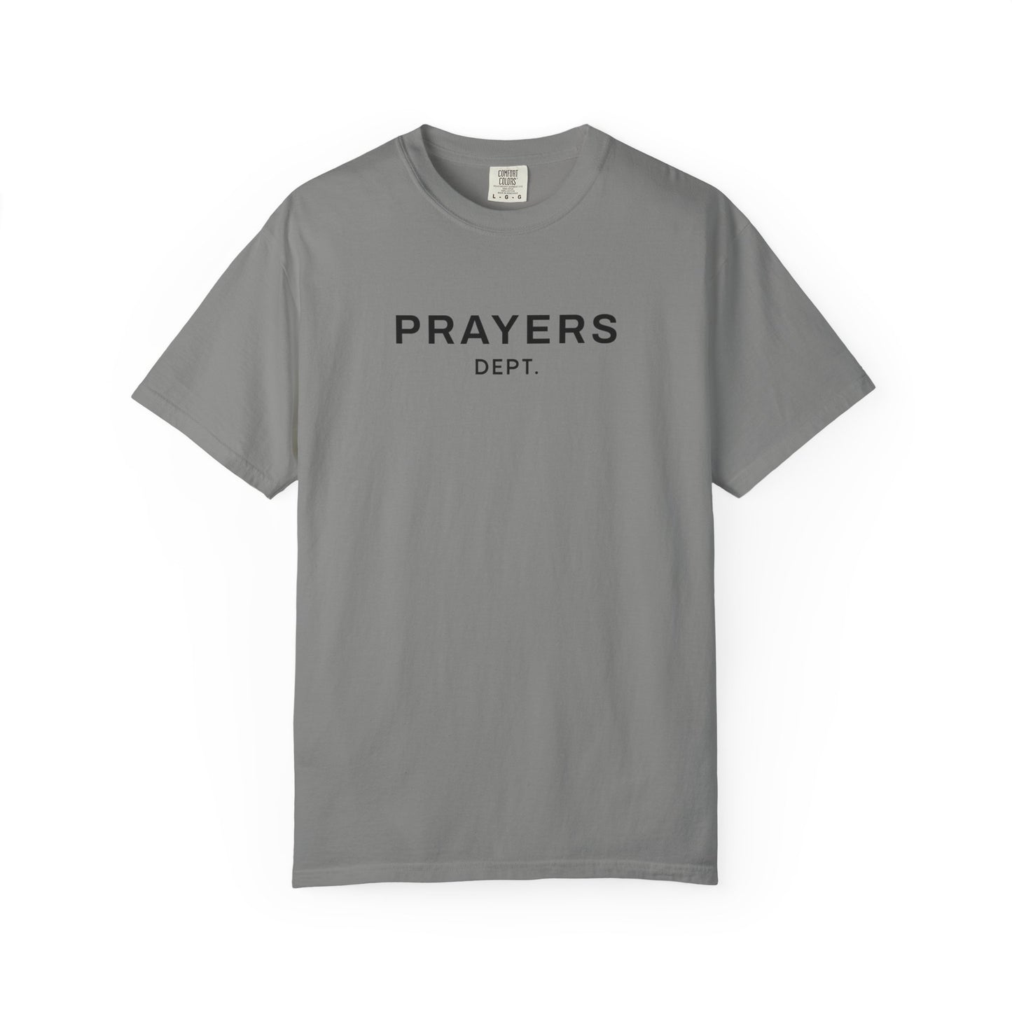 'Prayers Dept.' Garment-dyed T-Shirt