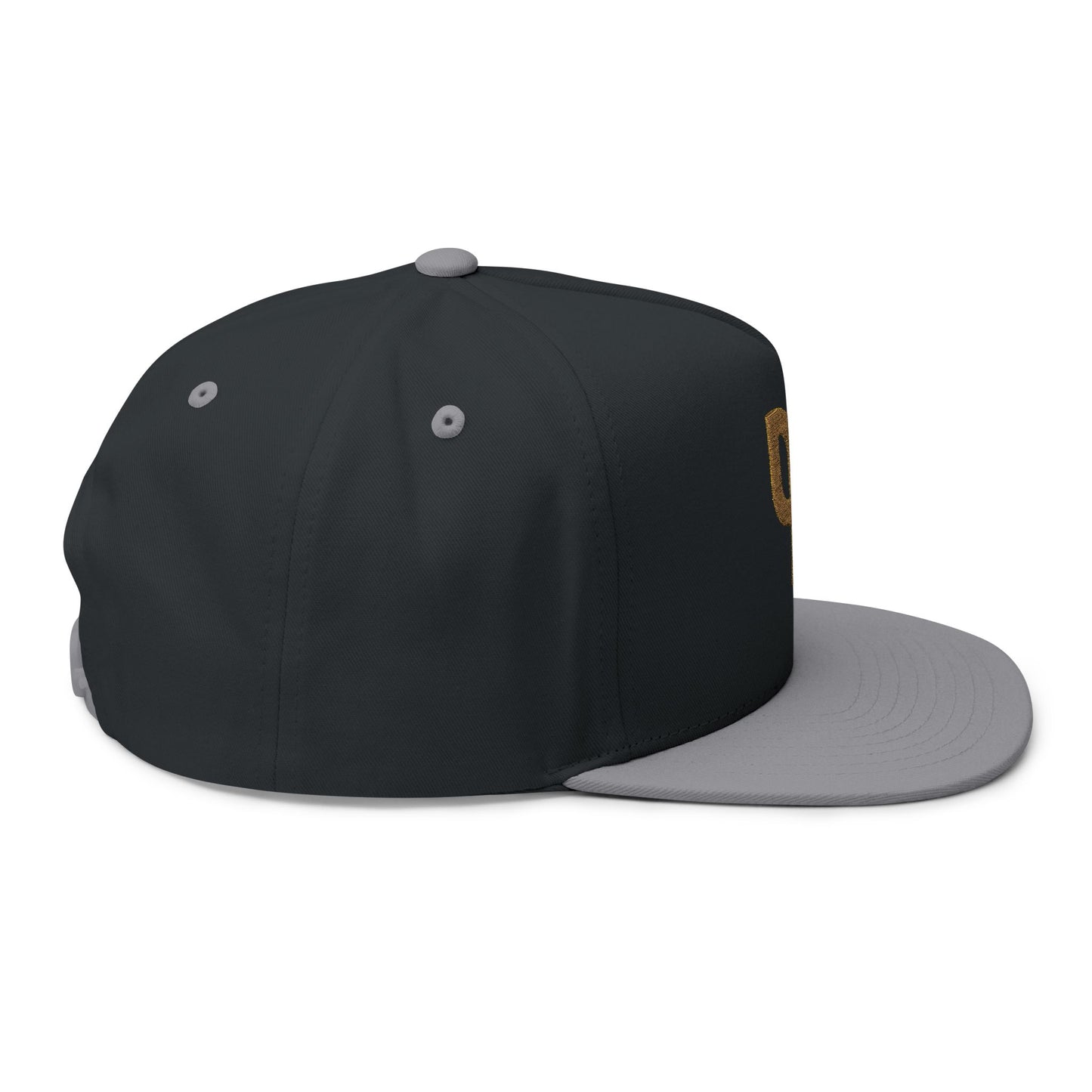 Scriptually Brand Embroidered Flat Bill Cap
