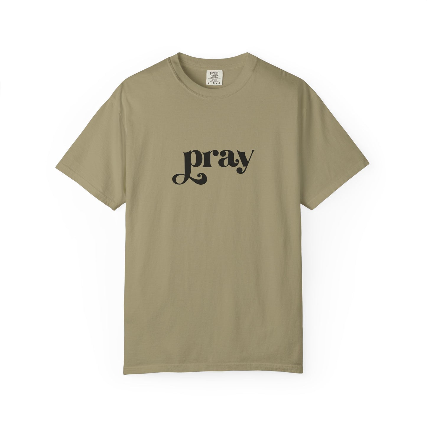 'Pray' Garment-dyed T-Shirt