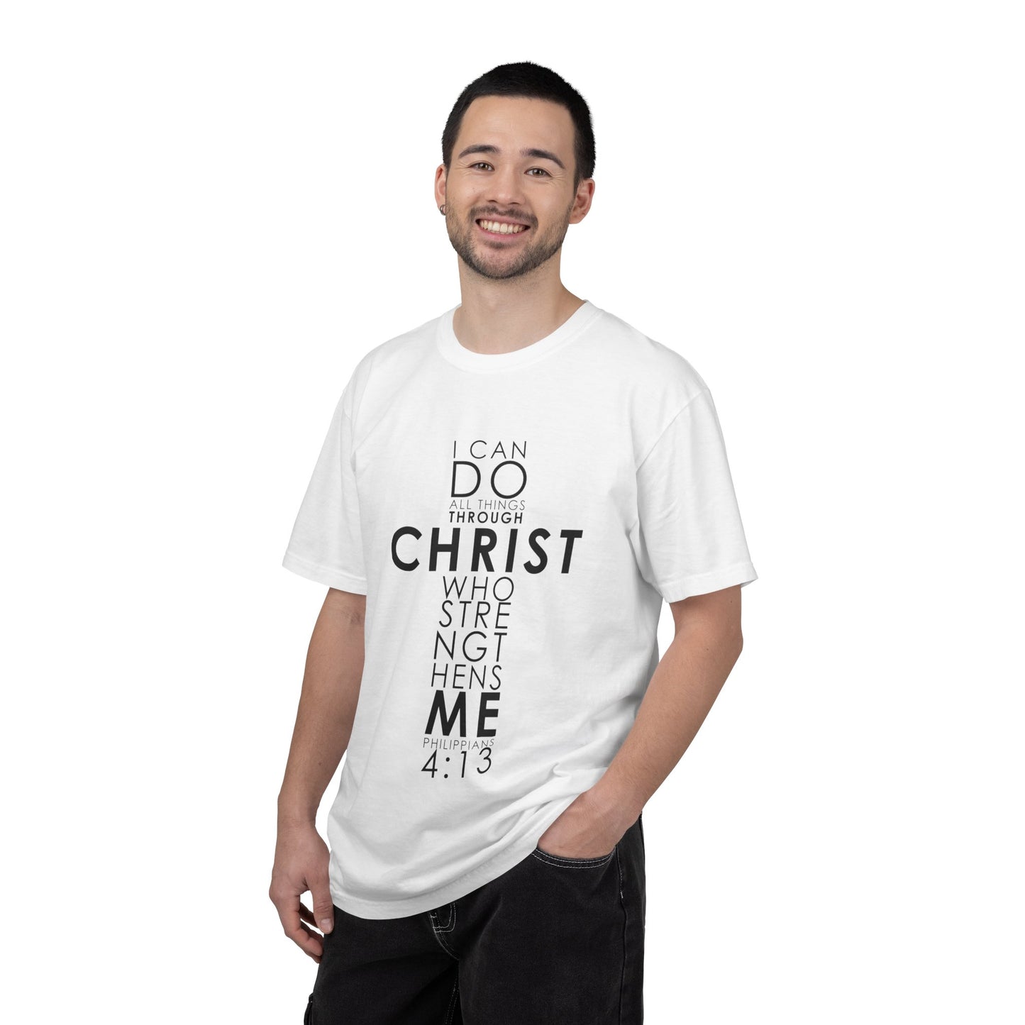 Philippians 4:13 Strength Unisex Garment-Dyed T-Shirt