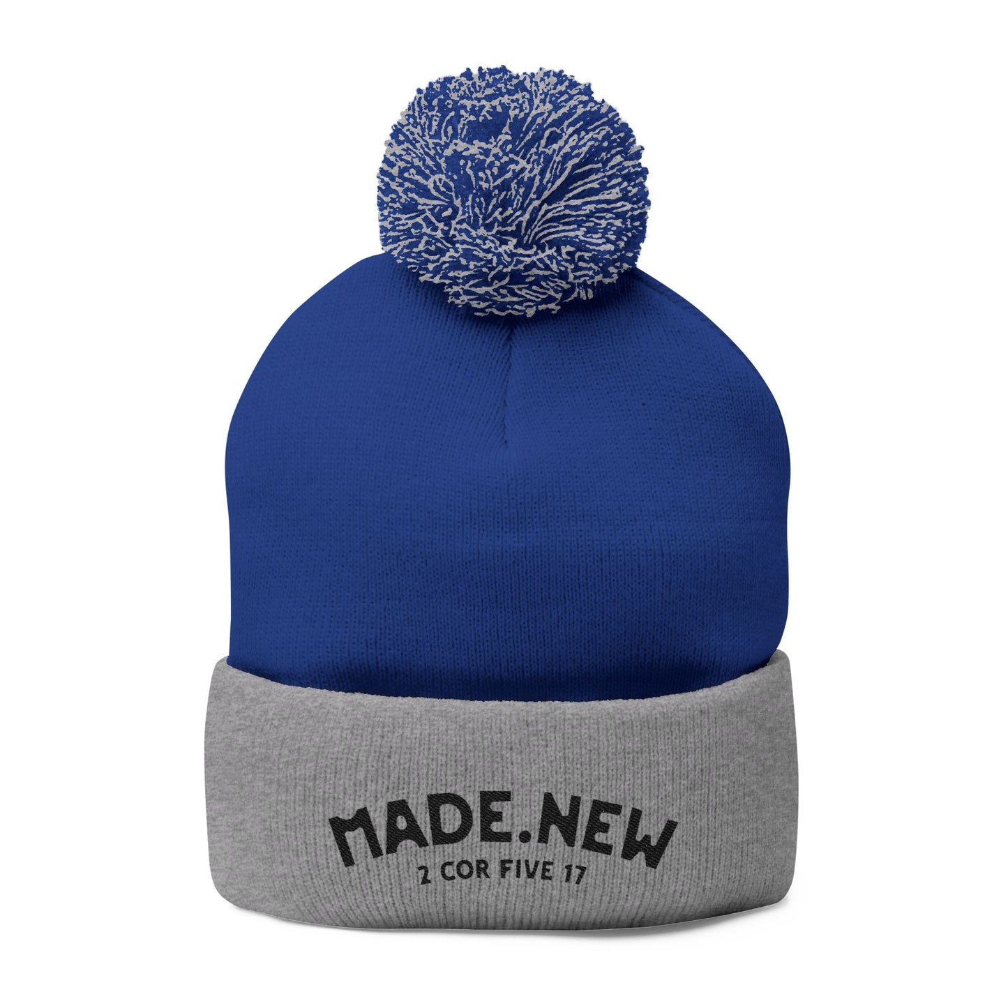 Made New Cozy Pom-Pom Knit Cap, Winter Beanie