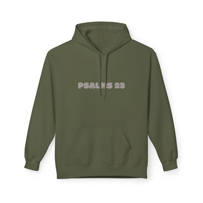 Psalms 23 Hoodie — Inspirational Scripture Fleece Hoodie