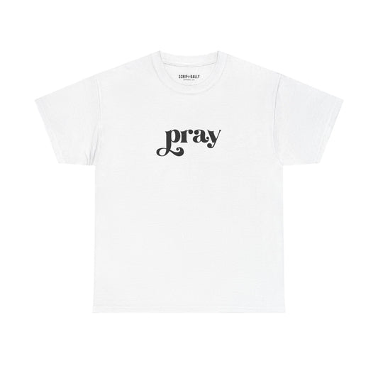 Pray Embroidered T-Shirt