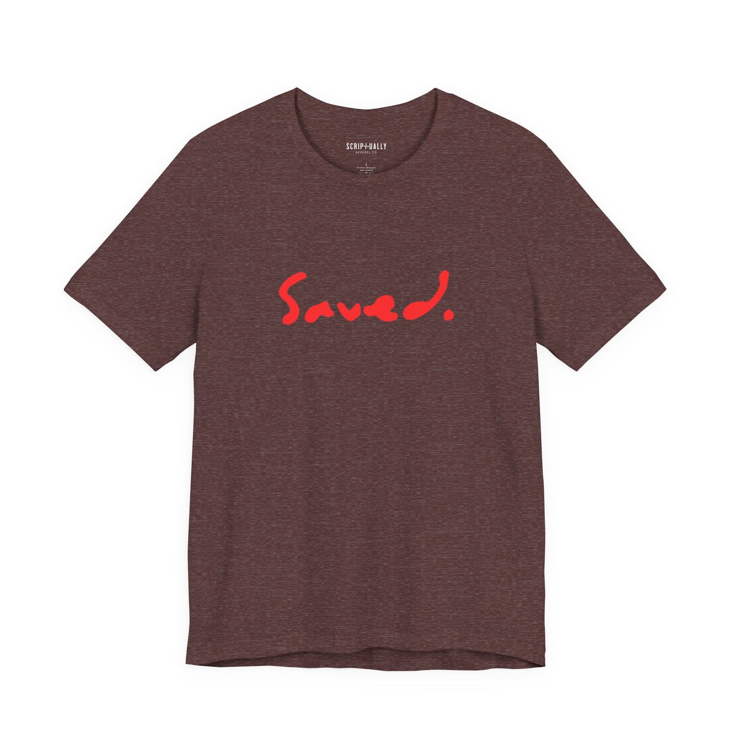 'Saved.' Jersey Short Sleeve T-shirt