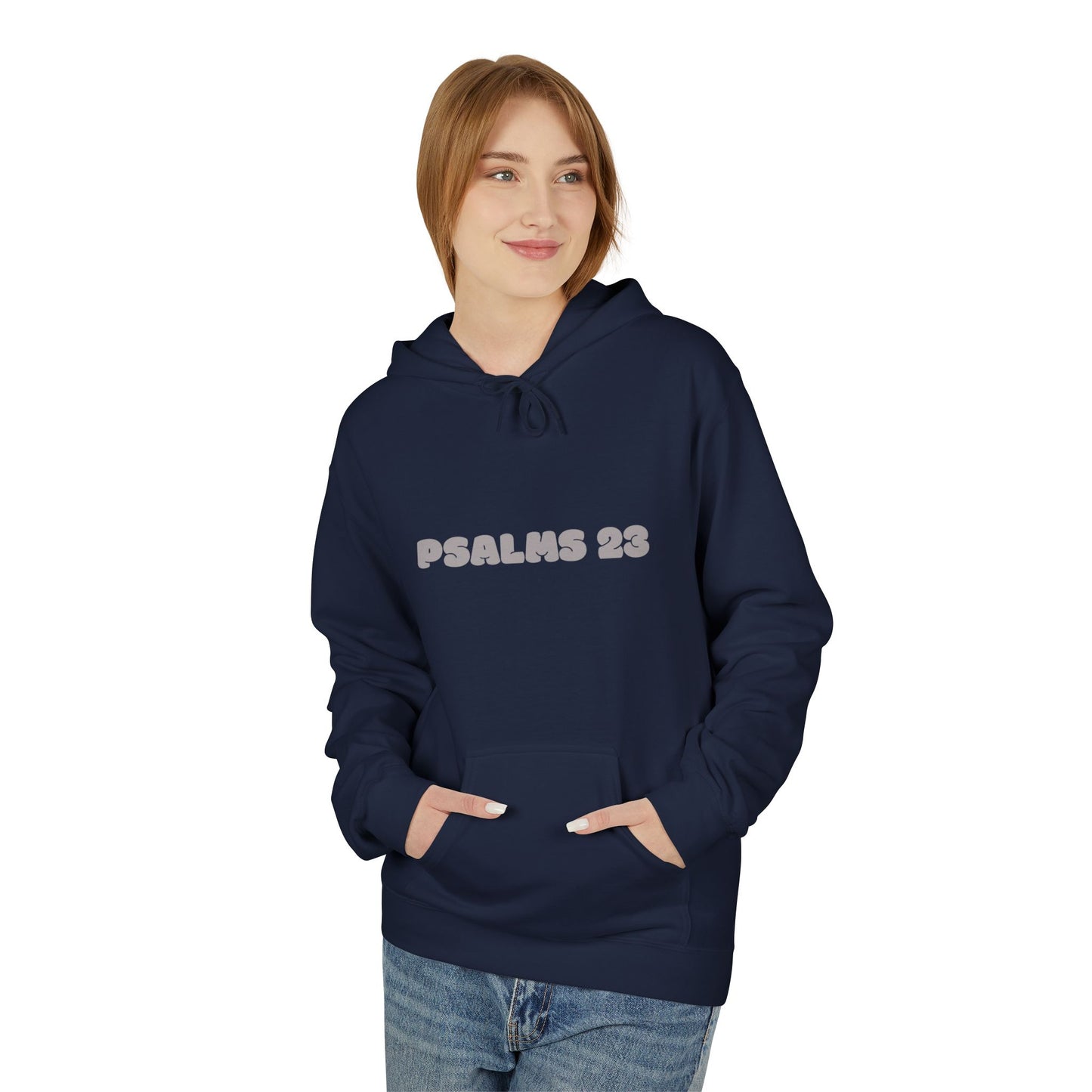 Psalms 23 Hoodie — Inspirational Scripture Fleece Hoodie