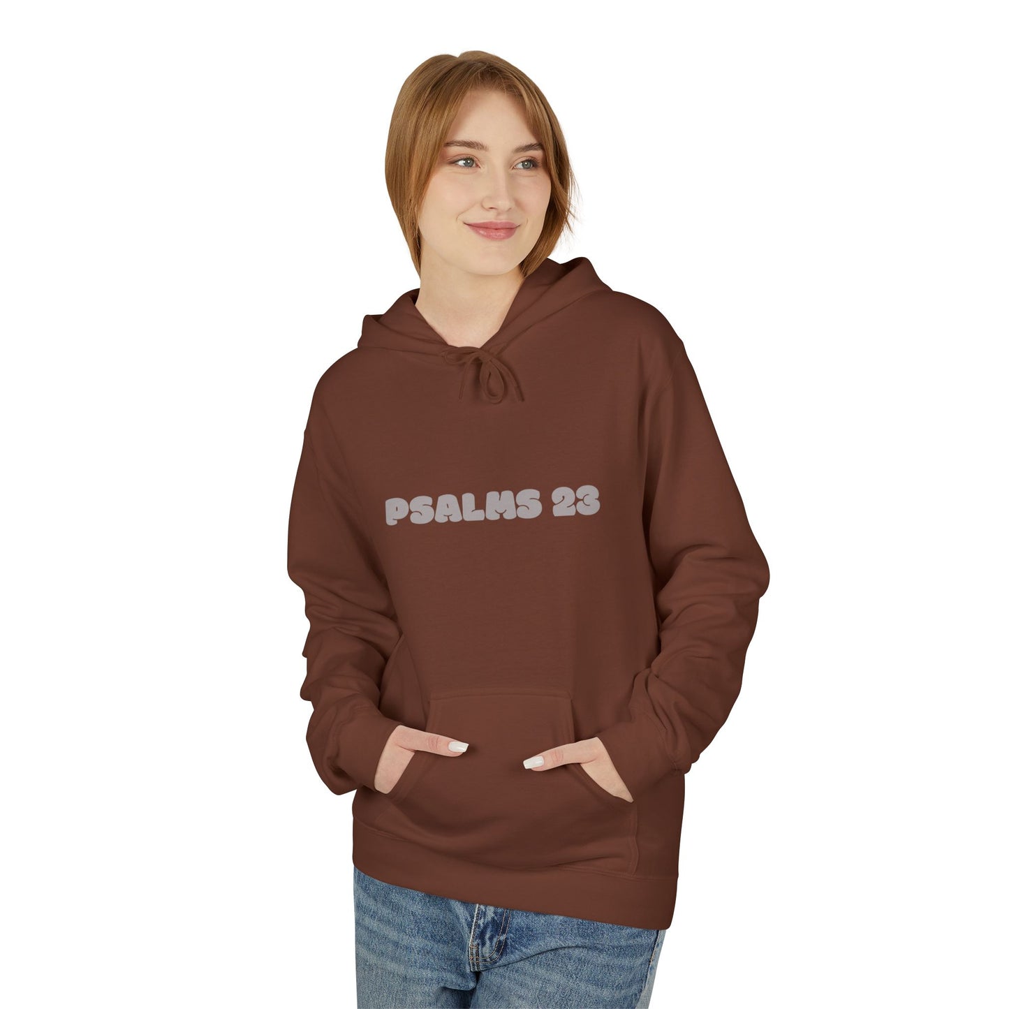 Psalms 23 Hoodie — Inspirational Scripture Fleece Hoodie