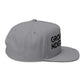 Grounded Embroidered Flat Bill Cap