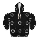 Crown of Thorns  Hoodie Black and White