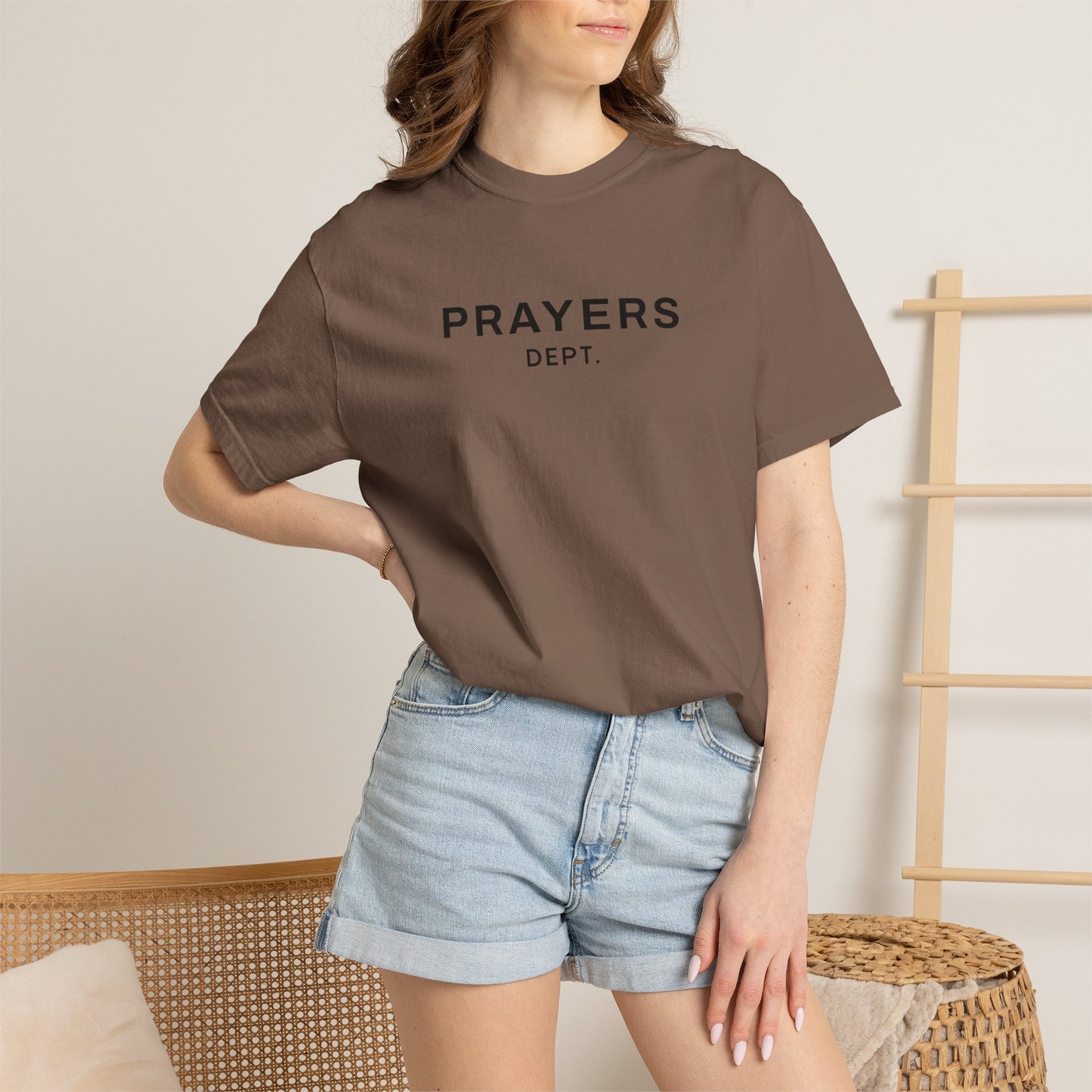 'Prayers Dept.' Garment-dyed T-Shirt