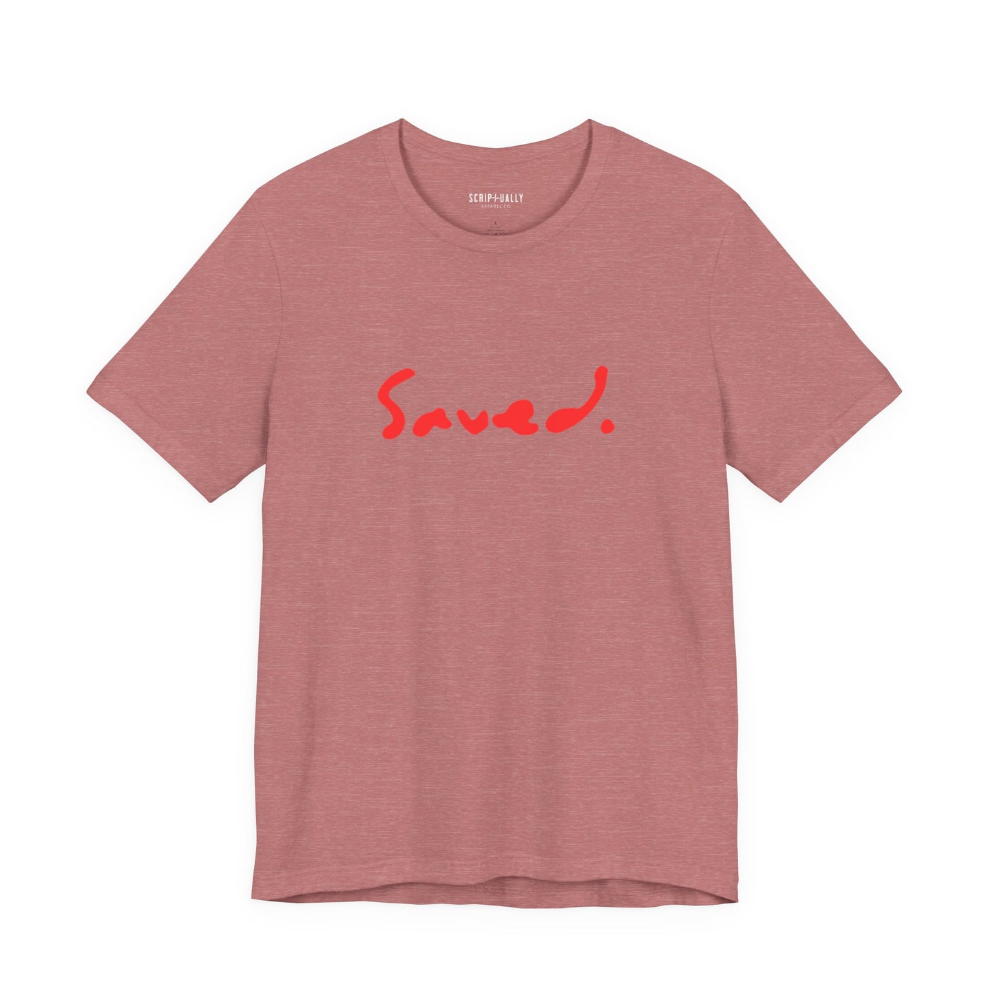'Saved.' Jersey Short Sleeve T-shirt