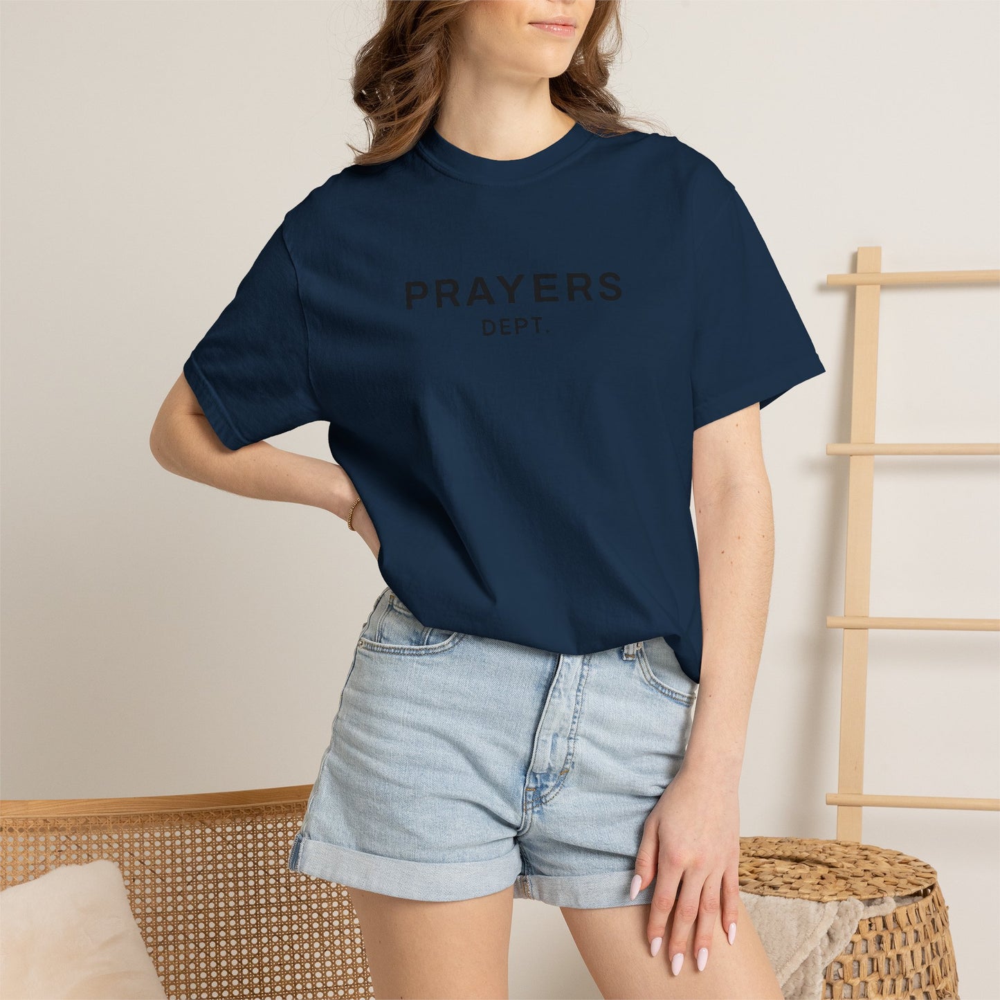 'Prayers Dept.' Garment-dyed T-Shirt