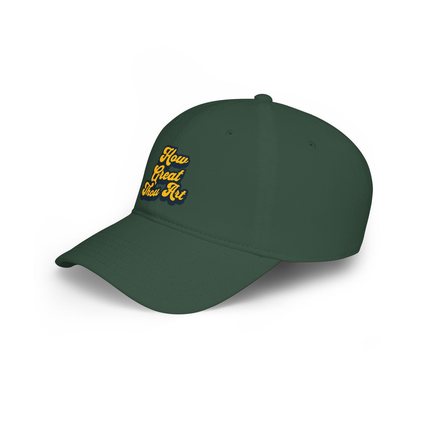 How Great Thou Art Low Profile Baseball Cap