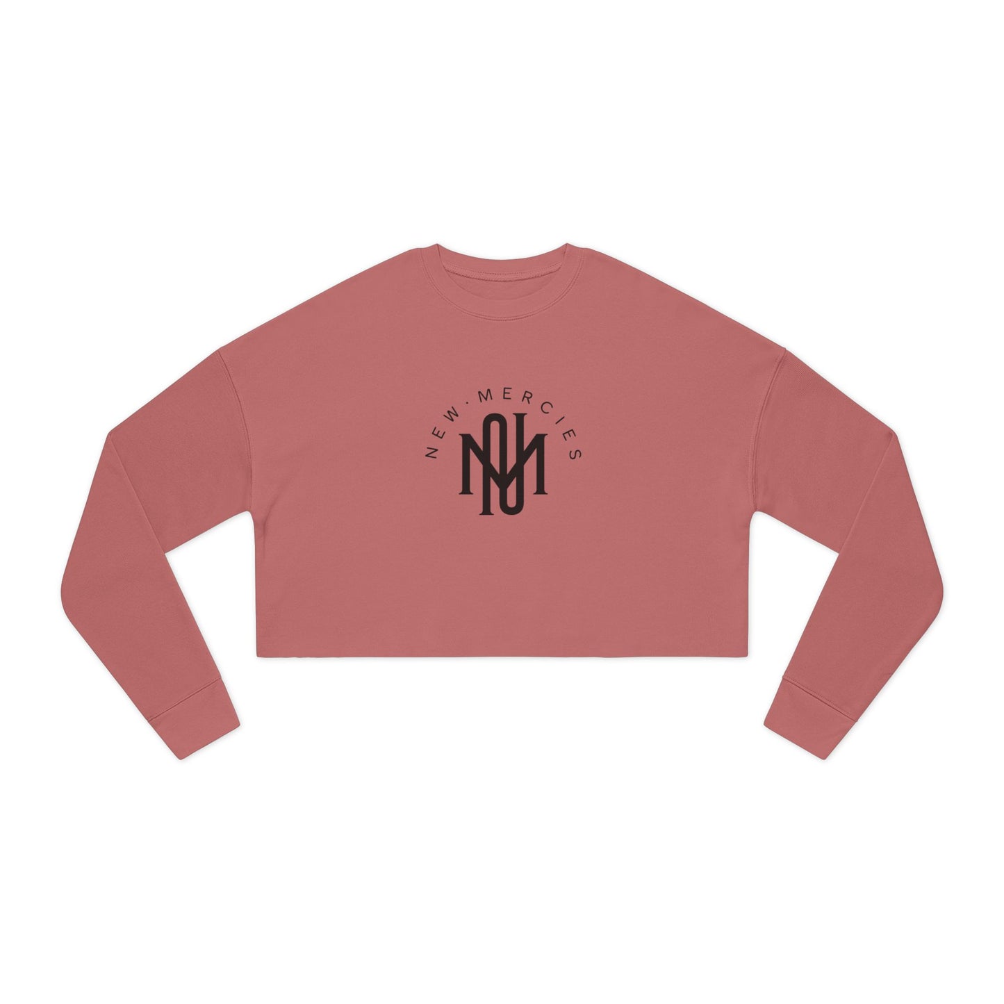 "New Mercies" Women's Cropped Sweatshirt