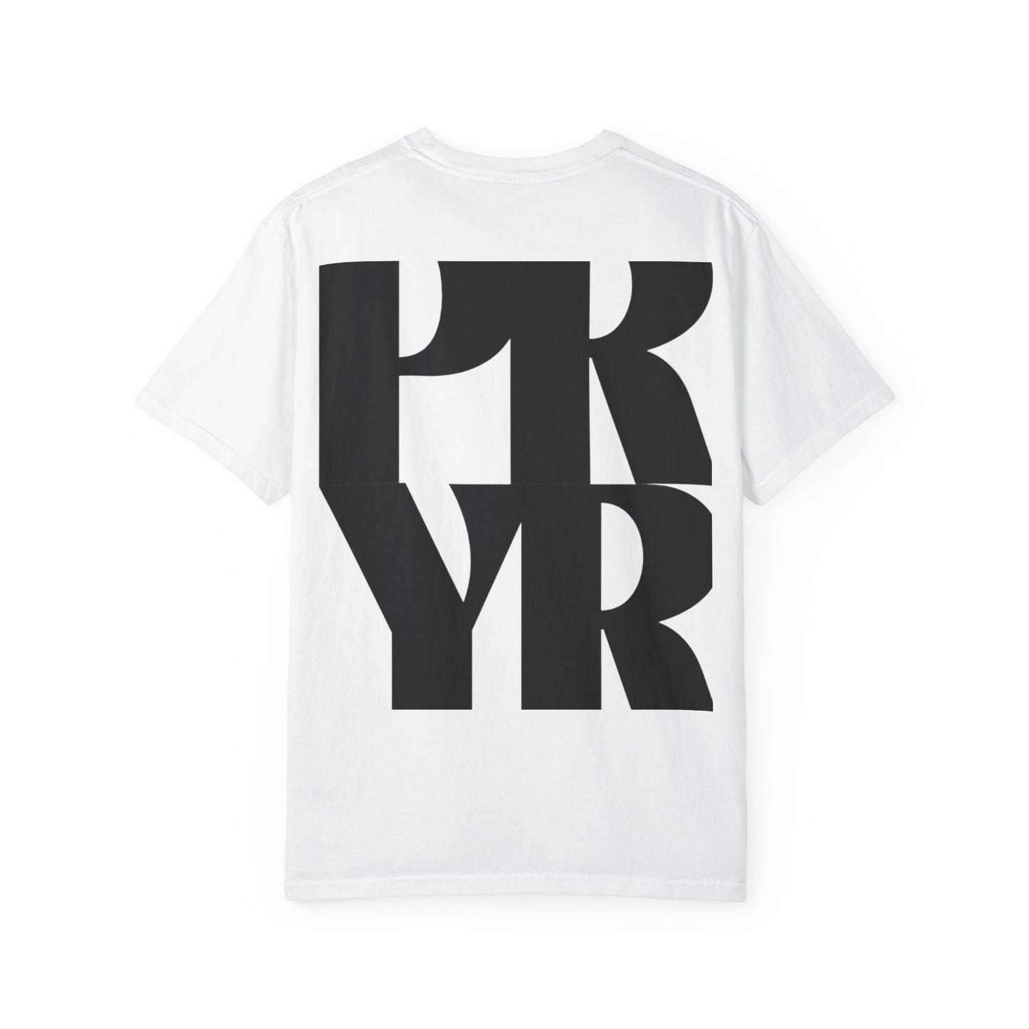Prayer Graphic T-Shirt — Faith-Inspired Garment-Dyed Tee
